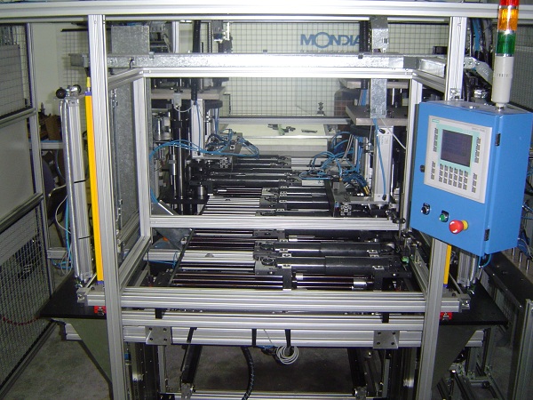 Embujadora de amortiguadores CNC