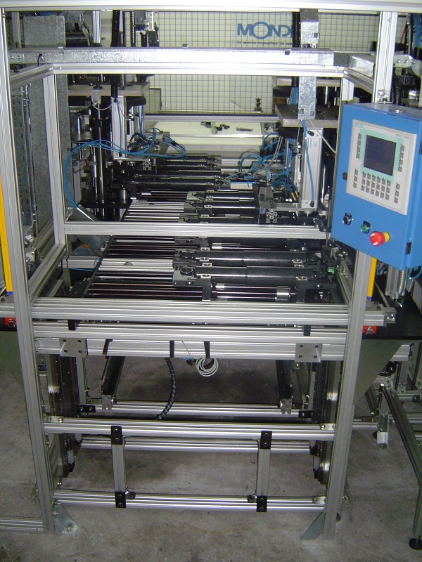 Embujadora de amortiguadores CNC